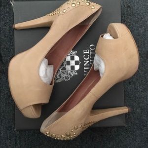 Vince Camuto Studded Platform Heels